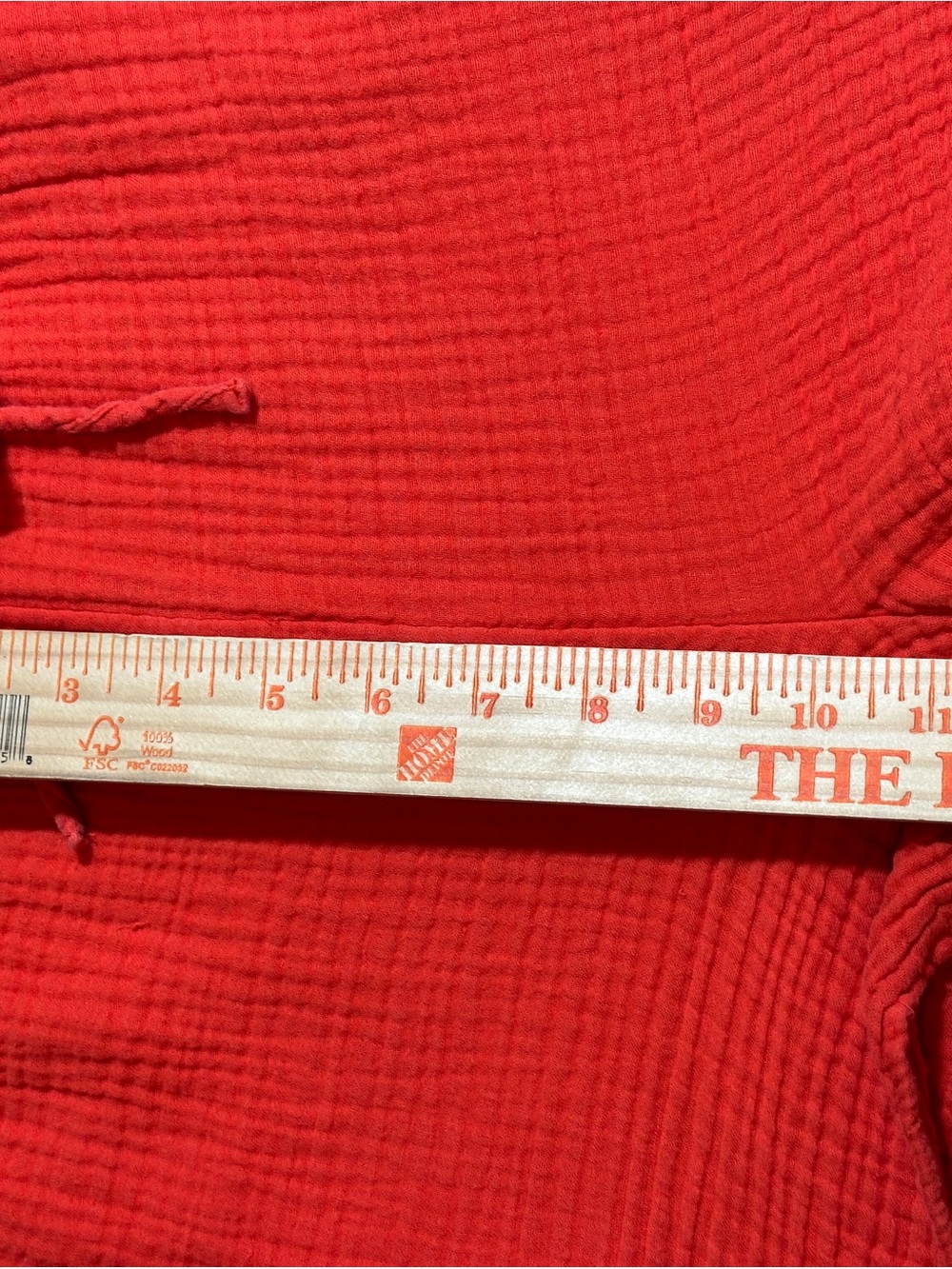 LOFT Red Waffle Drawstring Shorts - Picture 4 of 10